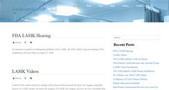 Desktop Screenshot of lasikscandal.com